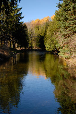 a view of the Credit River