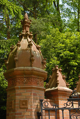 ornate gate in Guildwood Park