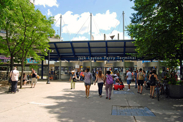 the Jack Layton Ferry Terminal in Toronto, Ontario